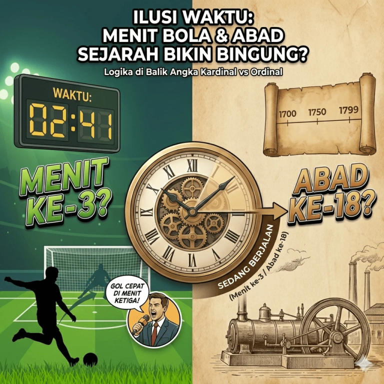 Kenapa Menit di Sepak Bola & Rentang Tahun dalam Satu Abad Bikin Kita Bingung?